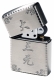ZA-3-58A **麻將-大三元(拉絲銀)防風打火機