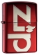 ZA-3-234A Big zippo logo(Red)