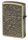 ZA-1-4 #鑽眼黃金之虎防風打火機